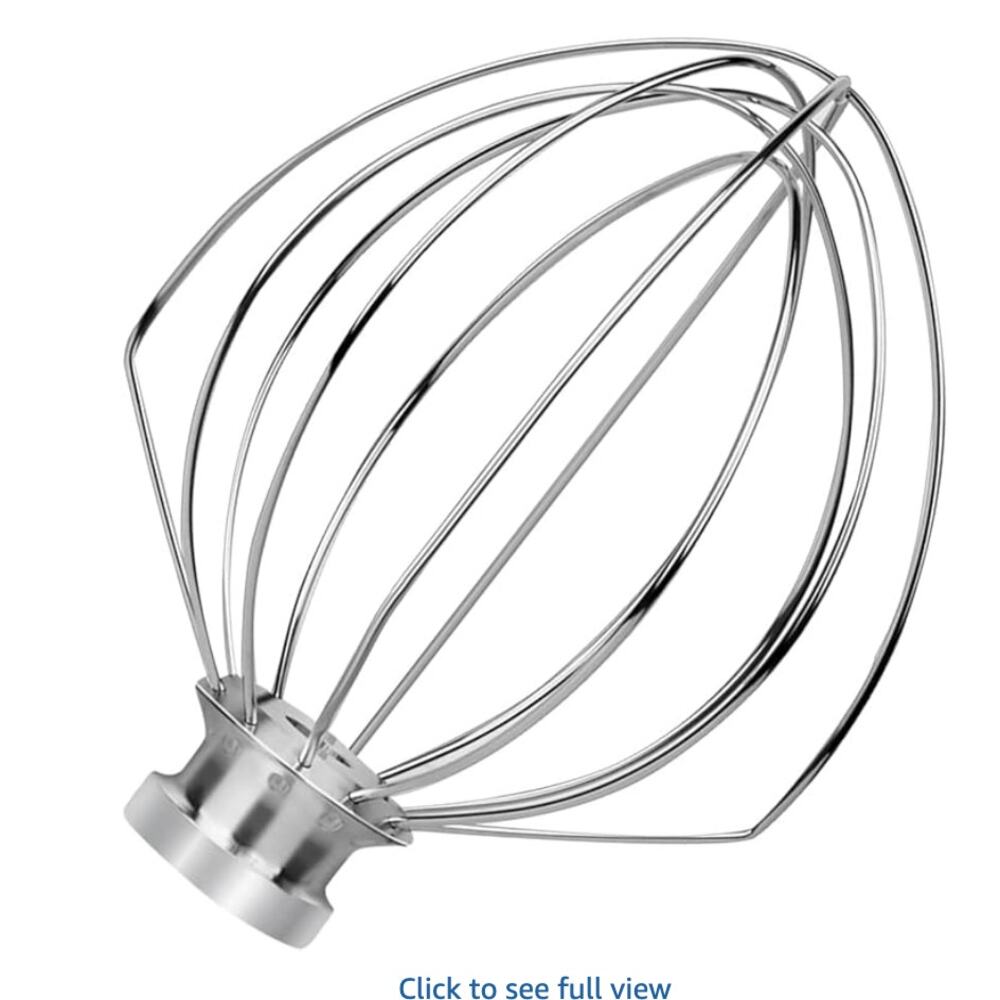 6-Wire Whip for Stand Mixer, Replacement Stainless Steel Dishwasher Safe
